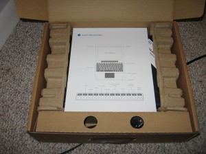 inside Chrome OS netbook box