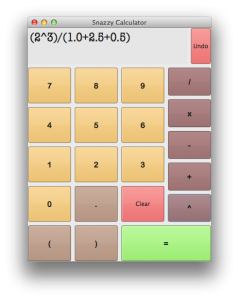 SnazzyCalculator with formula